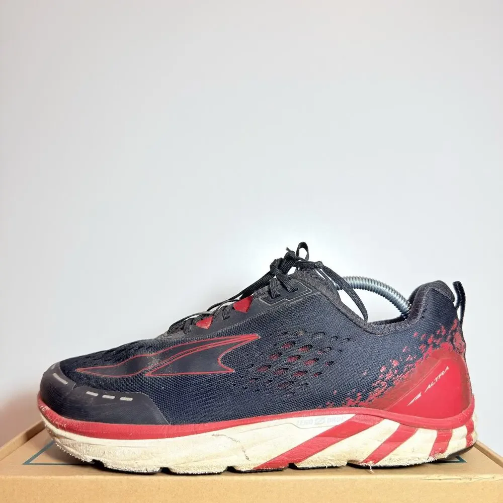 Altra Torin 4 Mens Size 10.5 Red Black Road Running Shoes Trainers Sneakers